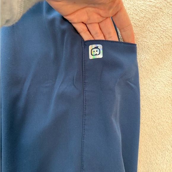 Wonderwink XL Drawstring Navy Blue Scrub Pants - Picture 3 of 6